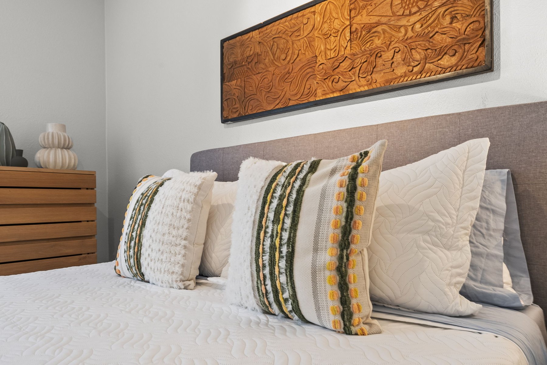 Second view of the queen bedroom at The Modern Boho